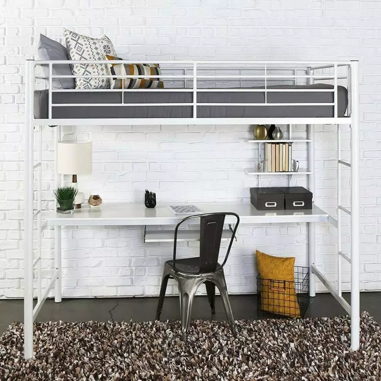 Loft Bed With Desk For Adults