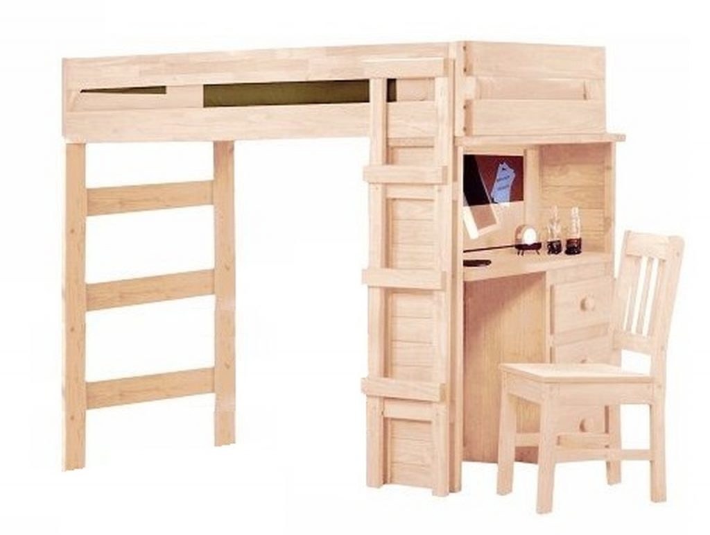 Loft Bed Desk Combo