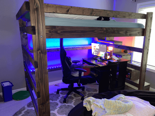Benefits of a Loft Bed Desk Stairs