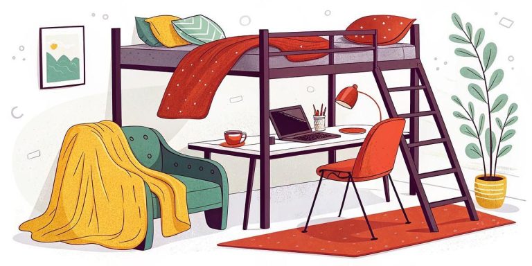 Maximize Space with Stylish Loft Bed Desks: A Modern Home Office Solution