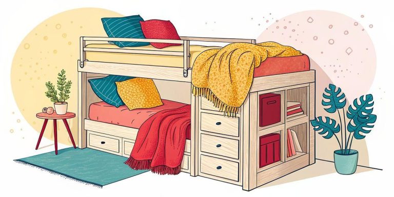 Create a Cozy and Organized Space with These Modern Loft Beds with Storage Solutions