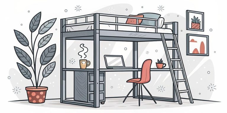 Sleep, Study, and Chill: 5 Loft Bed Desks That Will Make You Love Your Room Again