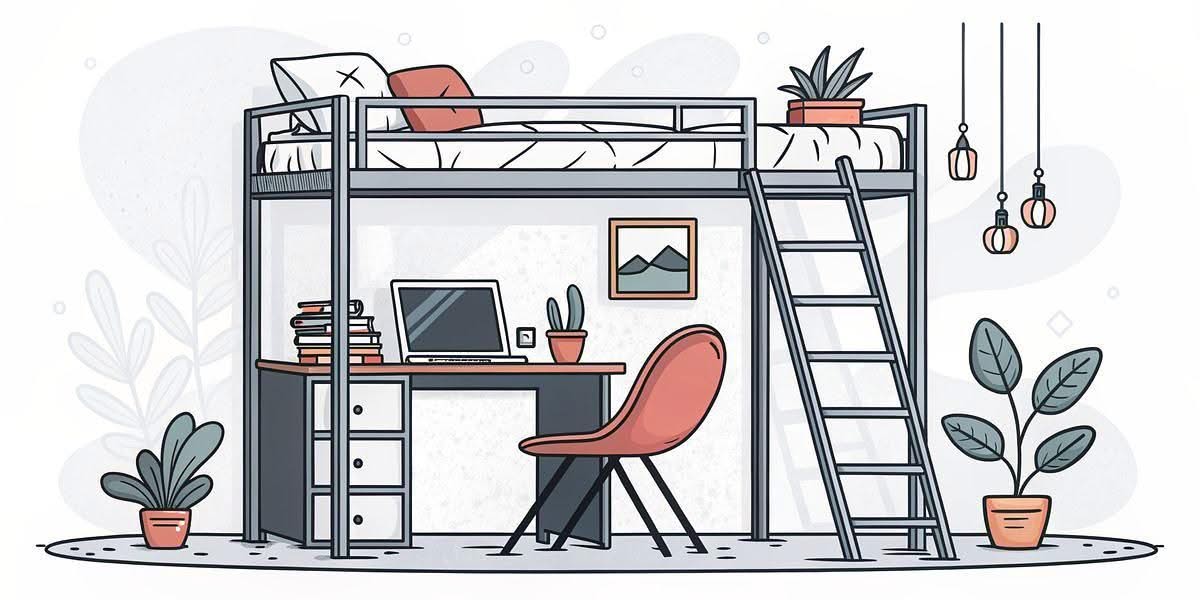 5 Space-Savvy Loft Beds with Workspaces to Refresh Your Room
