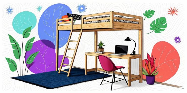 Eco-Friendly Loft Beds With Desks: Smart, Sustainable Bedroom Ideas